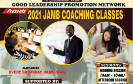 OPENING ADDRESS AT THE COMMENCEMENT OF OLANIYI ODINA JAMB COACHING AND MENTORSHIP PROGRAM – A Speech delivered by OLANIYI ODINA