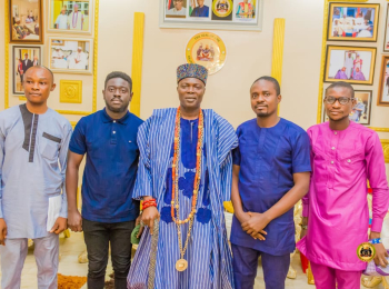 GOLPRONET Visits Oba Oyelude Makama, The Olowu of Owu Kuta